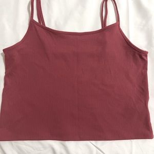 Pinkish crop top tank/American Eagle